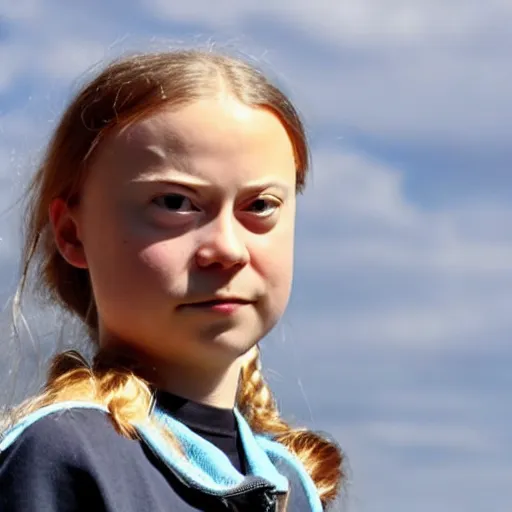 Prompt: greta thunberg as a tuna fish