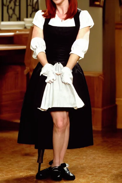 Image similar to alyson hannigan as maid