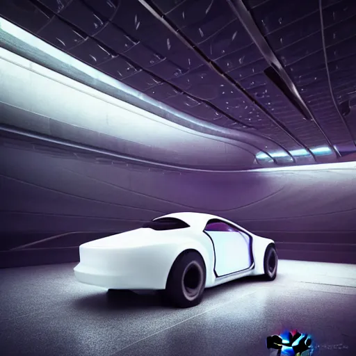 Image similar to khyzyl saleem car :: Rolls-Royce 103EX concept : motherboard forms zaha hadid architecture brutalist sci-fi futuristic setting ultra realistic photography, keyshot render, octane render, unreal engine 5 render , high oiled liquid glossy specularity reflections, ultra detailed, 4k, 8k, 16k blade runner 2049 Cyberpunk 2077 ghost in the shell thor 2 marvel film : tilt shift: sharp focus