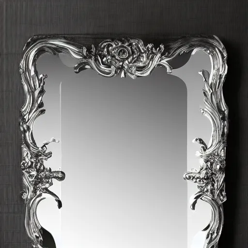 Prompt: a mirror reflecting a mirror