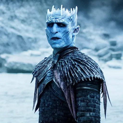 Prompt: night king crying
