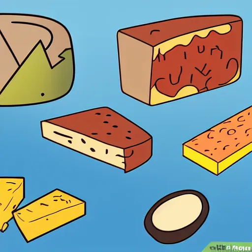 Image similar to wikihow tutorial on how to summon cheese demons