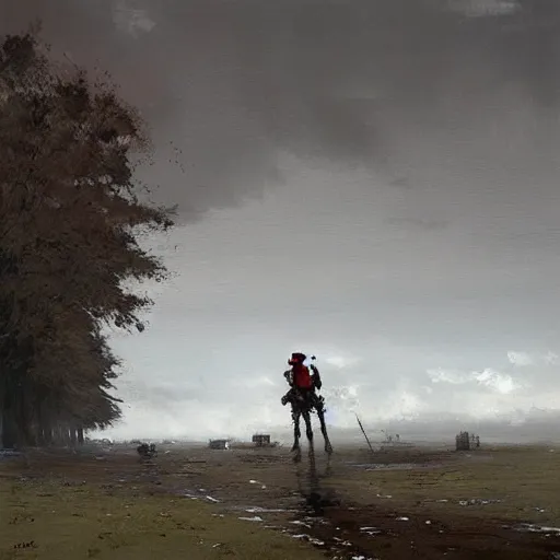 Image similar to jakub rozalski