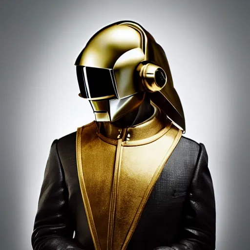 Prompt: daftpunk helmet in the year of 1 4 0 0 s, photorealistic