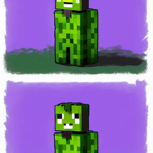 minecraft creeper in real life -  Diffusion