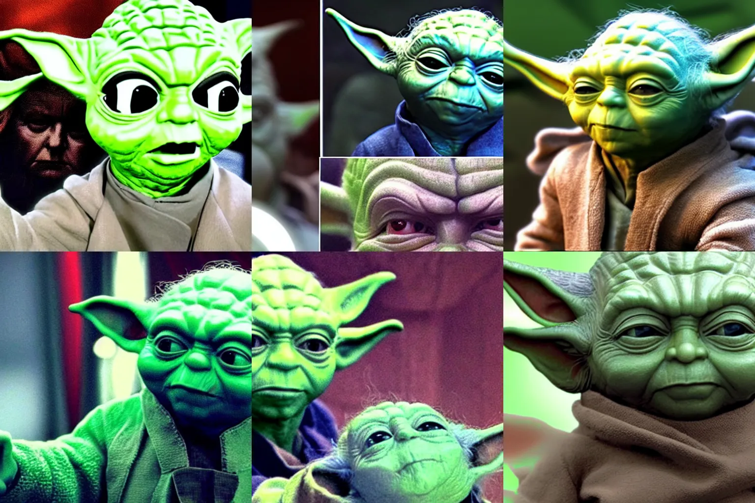 Yoda Selfie With Donald Trump 4k Resolution Very Stable Diffusion 