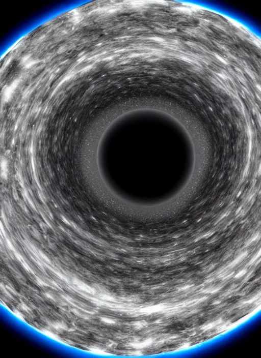 Image similar to the inside of a black hole