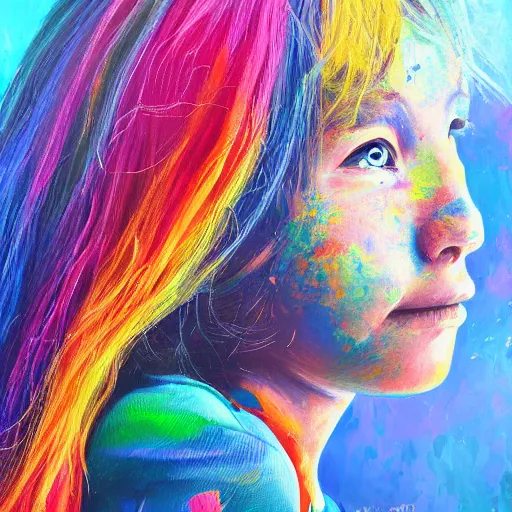 Prompt: freedom from cptsd, childhood traumas as adults, oil painting, vibrant powder paints, highly detailed, intricate 1 6 k resolution : : cgsociety