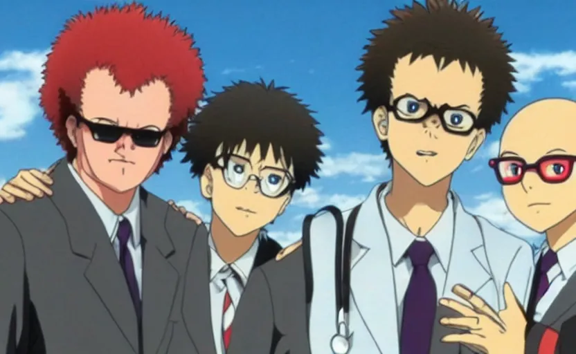 Prompt: Dr. Steve Brule in Neon Genesis Evangelion