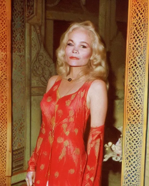 Image similar to tuesday weld visits the taj mahal by margaret brundage