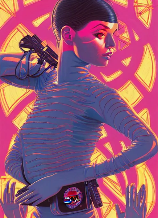 Image similar to burning police officer in sci fi prison, tristan eaton, victo ngai, artgerm, rhads, ross draws