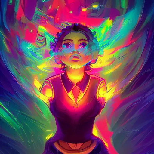 Image similar to skill magic deepdream radiating a glowing aura stuff loot legends stylized digital illustration video game icon artstation lois van baarle, ilya kuvshinov, rossdraws,