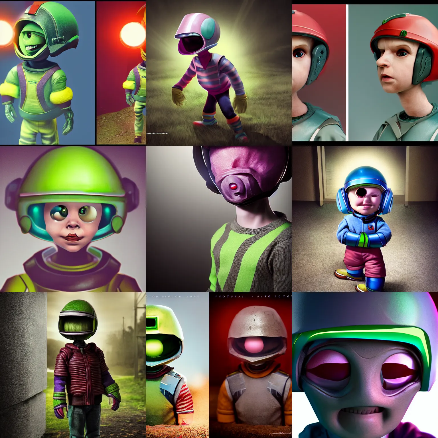 Prompt: a photoreal interpretation of commander keen, portrait, portrait photography, cinematic lighting