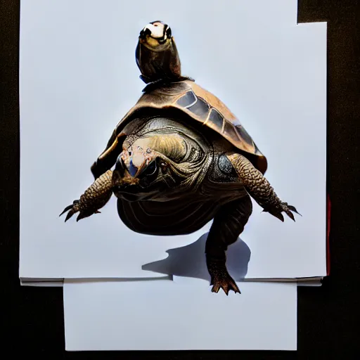 Image similar to amazingly beautiful portrait of a hyper realistic mitch mcconnell as a tortoise painted by greg rutkowski, artgerm, alphonse mucha, concept art, octane render, highly detailed, high quality, 8 k, soft lighting, path traced