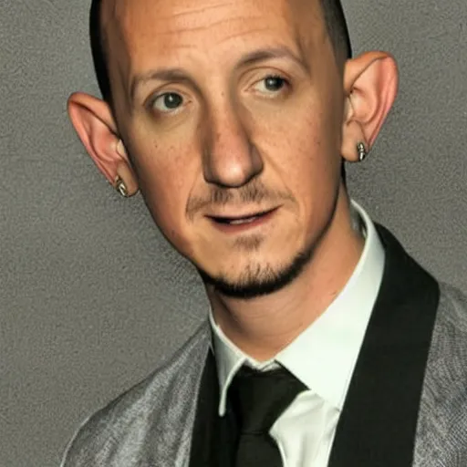 Image similar to photograph of chester bennington