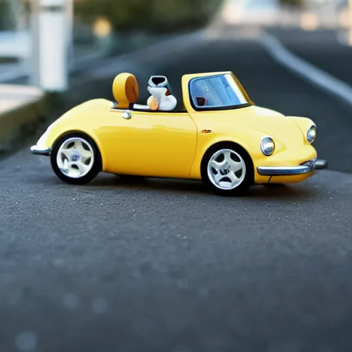 Image similar to photo of small mouse controlled convertible car