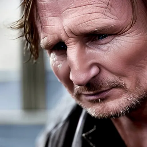 Prompt: Liam Neeson as Ned Stark