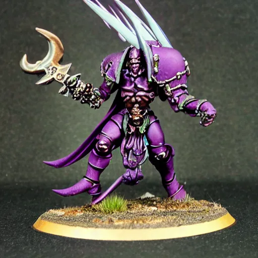 Image similar to the elder gos slaanesh, Warhammer 40k