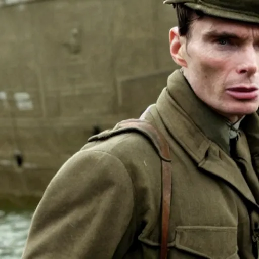 Prompt: Cillian Murphy starring in Saving Private Ryan