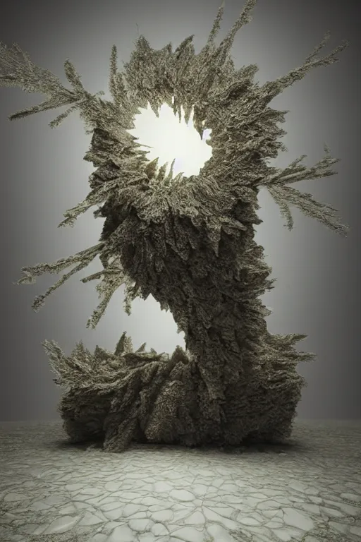 Prompt: a hyper realistic 3D model of surreal levitation, digital art, high concept, fractal, recursive, exponential, quantum