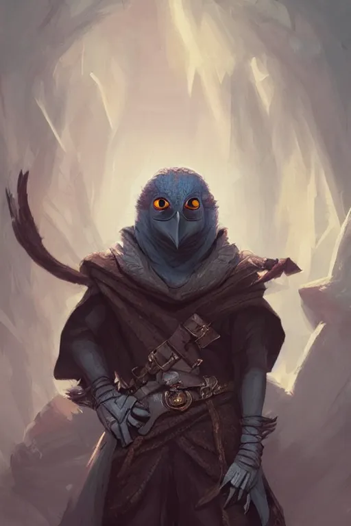 Image similar to kenku, highly detailed, d & d, fantasy, portrait, highly detailed, headshot, digital painting, trending on artstation, concept art, sharp focus, illustration, art by artgerm and greg rutkowski and magali villeneuve