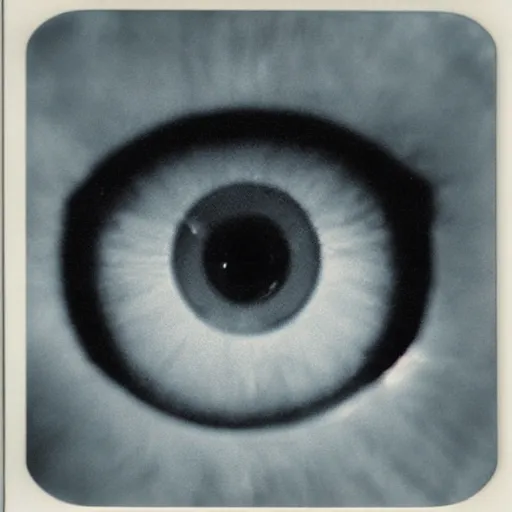 Image similar to polaroid photo of the eye of sauron