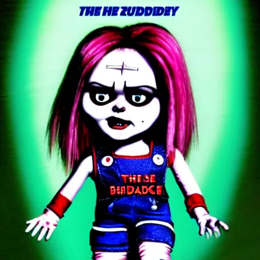 Image similar to the bride of chucky running for president