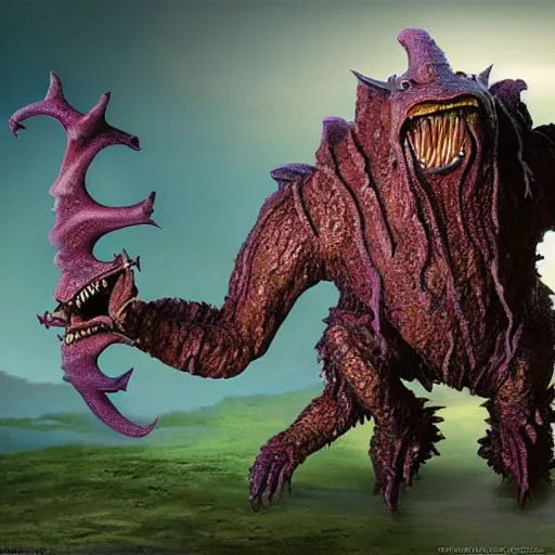 Image similar to jim henson studios creates zergling concept creature