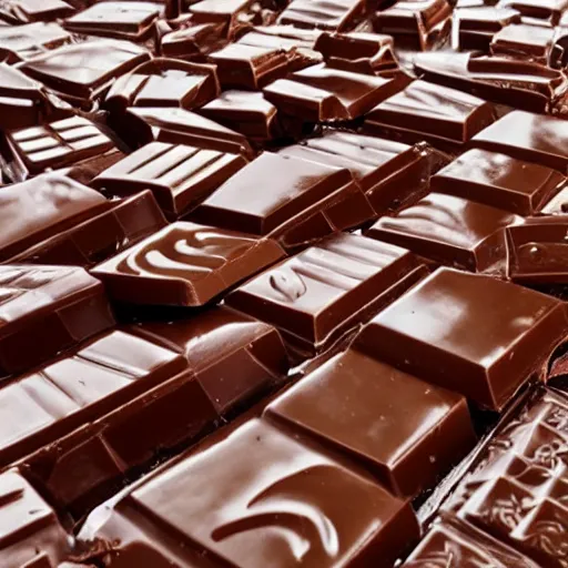 Image similar to a car made of chocolate bars, photo