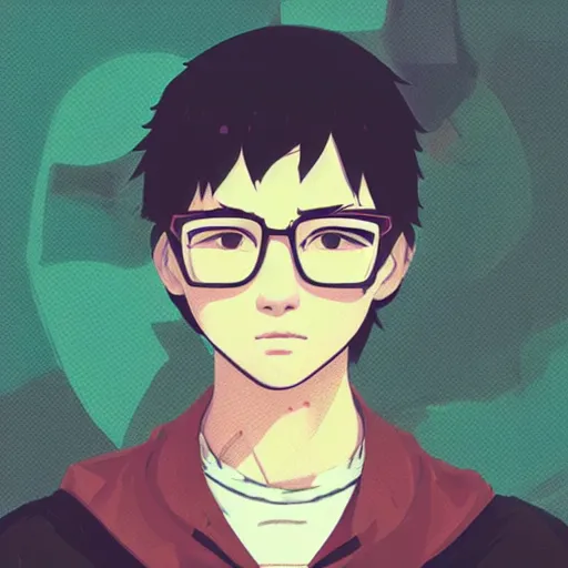 Image similar to a ultradetailed hacker profile picture by sachin teng x makoto shinkai, stylish