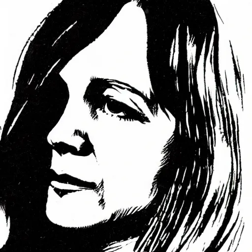 Image similar to beth gibbons, portrait, by guido crepax