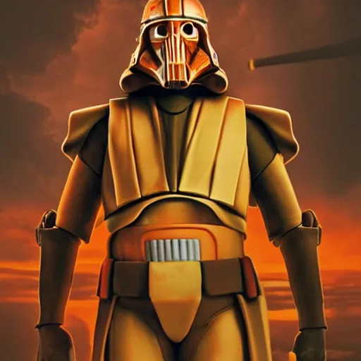 Prompt: commander cody from revenge of the sith