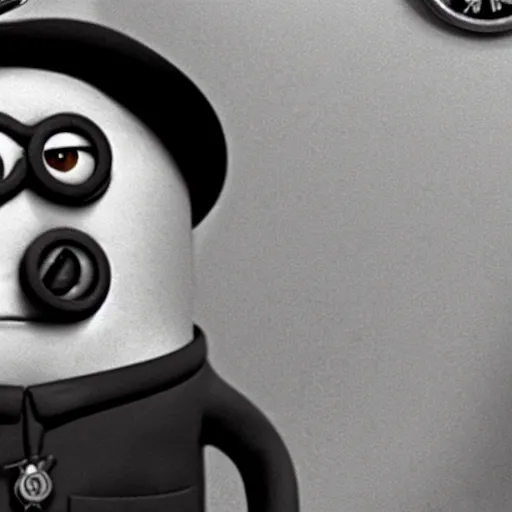 doctor nefario from despicable me as a nazi scientist