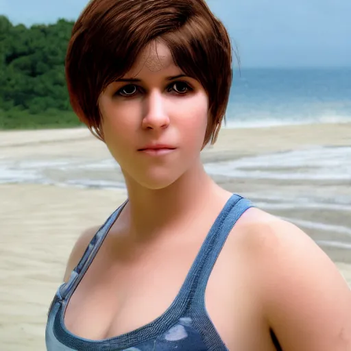 Rebecca Chambers At The Beach K High Detail High Stable Diffusion