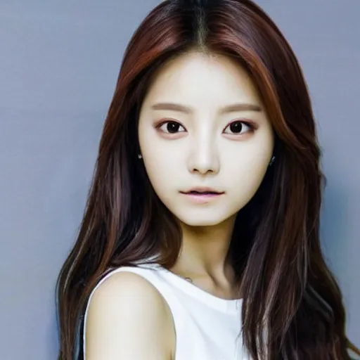 Image similar to photo of tzuyu from twice, symmetric!!! real face