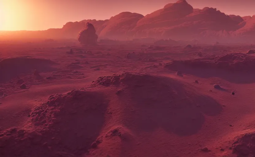 Image similar to a huge base on a desert planet, highly detailed, 8 k, hdr, award - winning, octane render, artstation, wide shot, 3 d