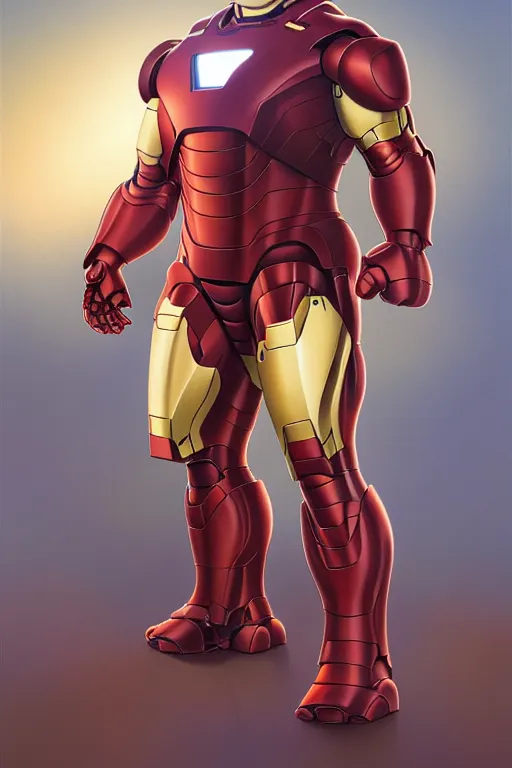 Prompt: Peter Griffin as Iron Man, Iron Man costume, Peter Griffin hairstyle, Peter griffin body type, Peter Griffin Face, calm, grumpy, portrait, masculine figure, highly detailed, digital painting, artstation, concept art, smooth, sharp focus, illustration, cinematic lighting, art by artgerm and greg rutkowski and alphonse mucha