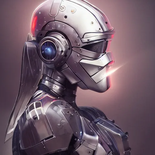 Prompt: edgy futuristic cyborg, chrome motorcycle parts, full body, cinematic lighting, highly detailed, intricate, trending art station, concept art, Unreal Engine 5, Photorealism, 8k resolution, cinema 4d, 3D, octane render, beautiful, art by artgerm and greg rutkowski and alphonse mucha and loish and WLOP