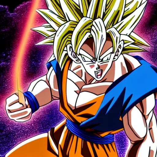 Image similar to Dragon ball z character with brown hair