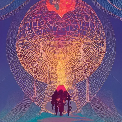 Image similar to illustration of love tenderby Victo Ngai and James Gilleard and Bruce Pennington