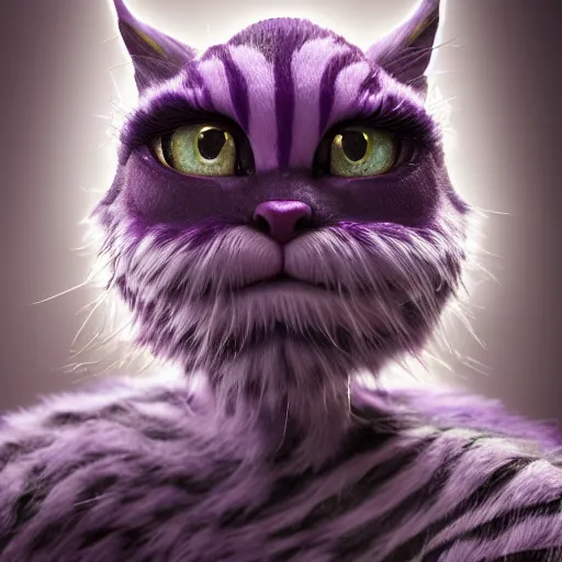 Prompt: full body pose, hyperrealistic photograph of the cheshire cat as a woman, dim volumetric lighting, 8 k, octane beautifully detailed render, extremely hyper detailed, intricate, epic composition, cinematic lighting, masterpiece, trending on artstation, very very detailed, stunning, hdr, smooth, sharp focus, high resolution, award, winning photo, dslr, 5 0 mm