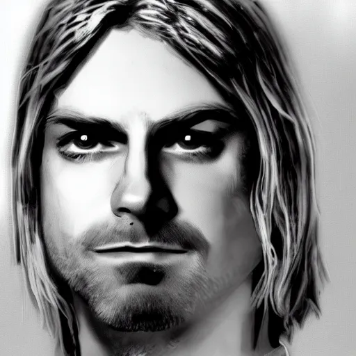 Prompt: Kurt Cobain as N64 graphics