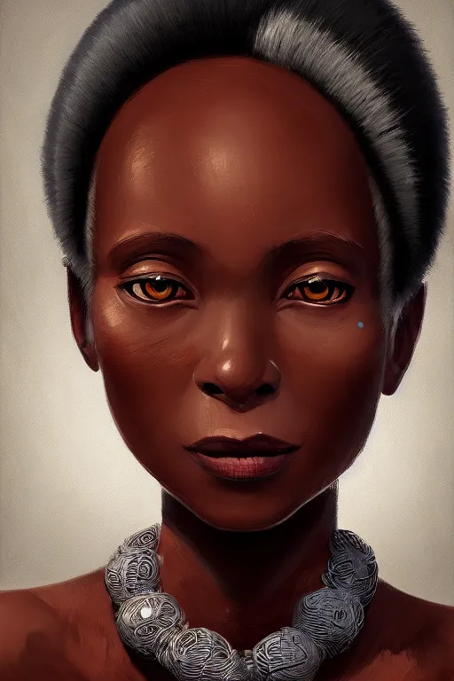 Image similar to a portrait of humanization of gloria from madagascar, grim - lighting, high - contrast, intricate, elegant, highly detailed, digital painting, artstation, concept art, smooth, sharp focus, illustration