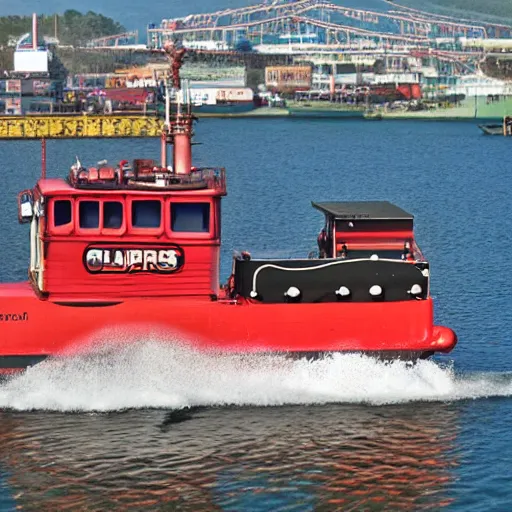 Image similar to tug boat tugging the clackers