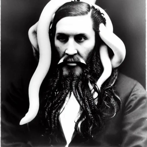 Image similar to photograph of cthulhu at the hair saloon