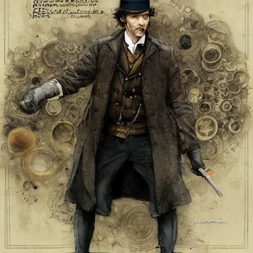 Image similar to sherlock holmes high resolution, high quality, by jean - baptiste monge