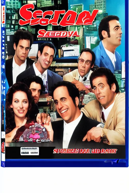 Image similar to Disc case for a Seinfeld PS3 game