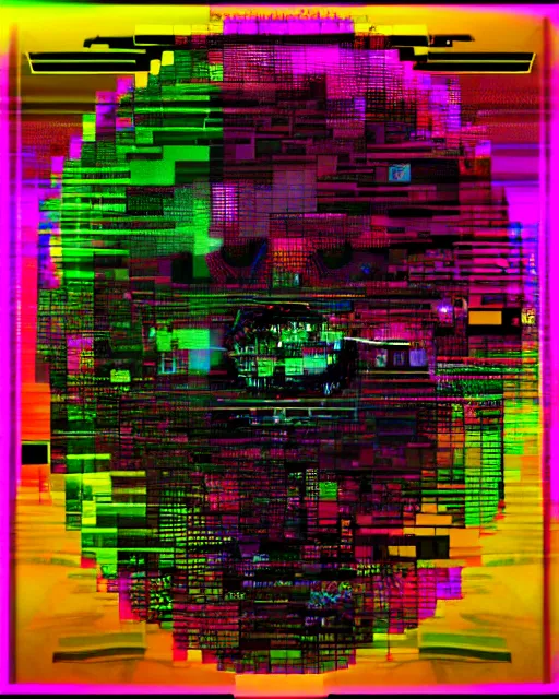 Image similar to glitchcore