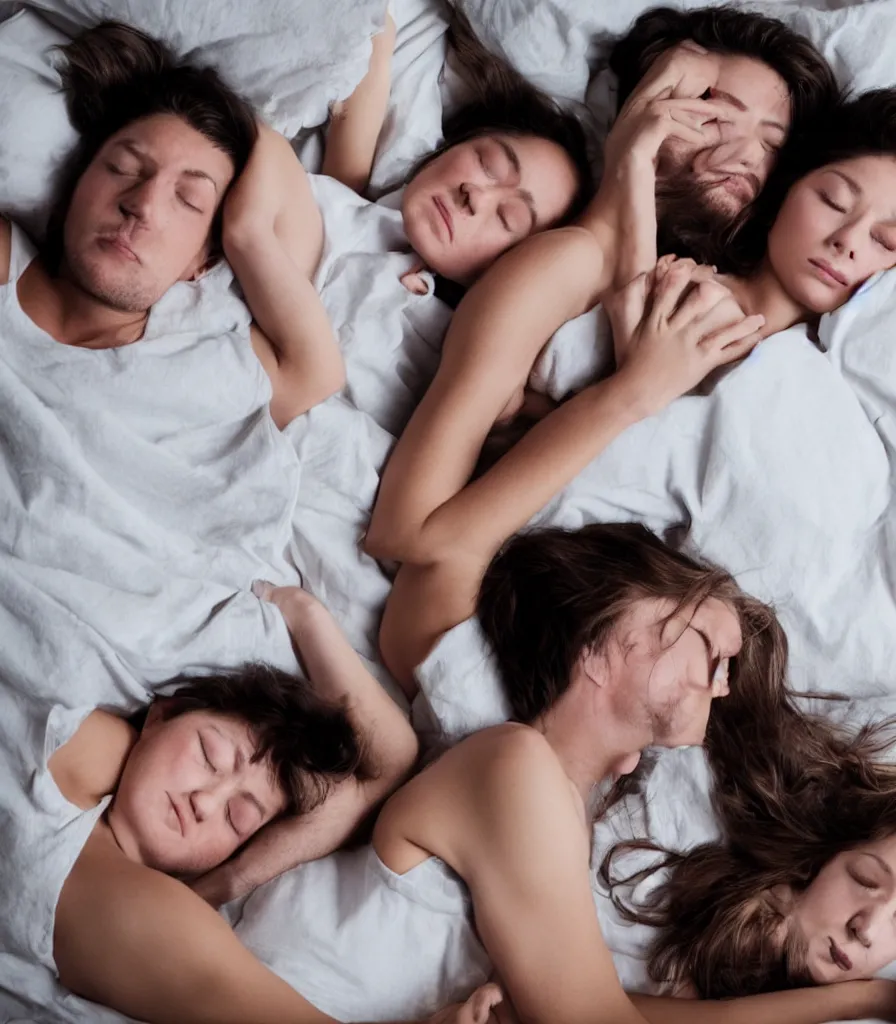 Image similar to why do we sleep with each other?