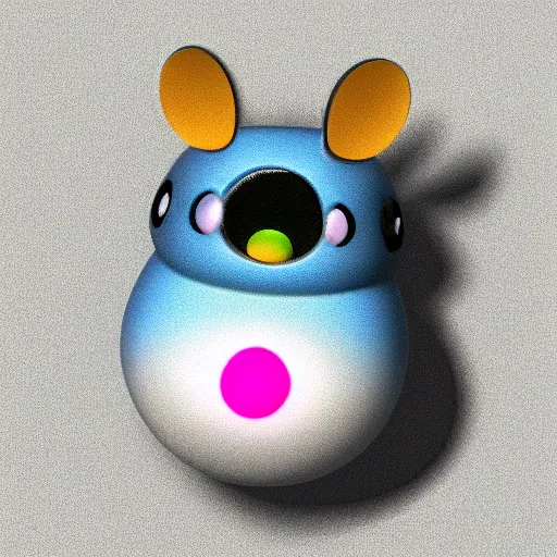 Image similar to portrait of a tamagotchi, 3 d render,